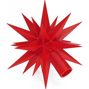 Adventssterne und Weihnachtssterne Ersatzteile Ersatzstern fr Sternenkette A1s rot Kunststoff - 13 cm