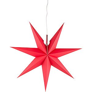 Adventssterne und Weihnachtssterne Annaberger Faltsterne Erzgebirgischer Fensterstern rot - 41 cm