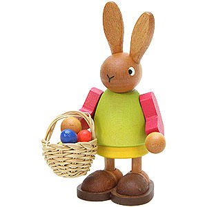 Small Figures & Ornaments Easter World Female Bunny with Egg-Basket - 8,5 cm / 3.3 inch