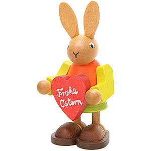 Small Figures & Ornaments Easter World Female Bunny with Heart - 8,5 cm / 3.3 inch