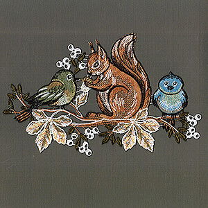 Lichterwelt Fensterbilder Fensterbild Eichhrnchen - 29 cm