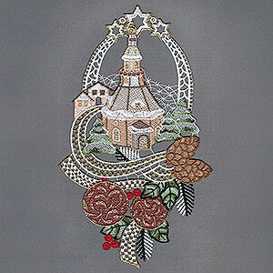 Lichterwelt Fensterbilder Fensterbild Kapelle - 33 cm