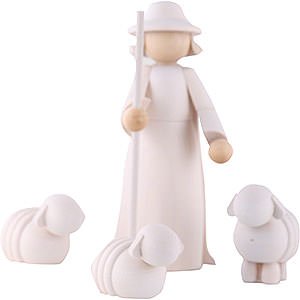 Specials Figurines Shepherd with Sheeps - 11cm/4 inch