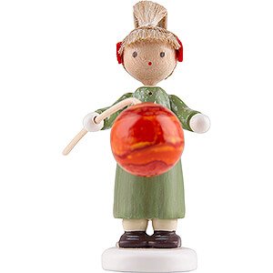 Kleine Figuren & Miniaturen Flade Flachshaarkinder Flachshaarkinder Mdchen mit Lampion - Edition Flade & Friends - 4,5 cm