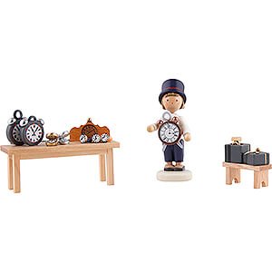 Kleine Figuren & Miniaturen Flade Flachshaarkinder Flachshaarkinder Uhrmacher - 5 cm