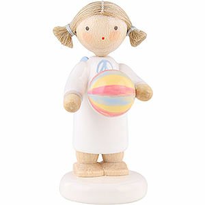 Angels Flade Flax Haired Angels Flax Haired Angel with Ball - 5 cm / 2 inch