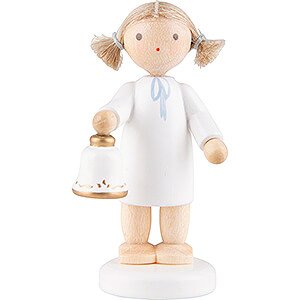 Angels Flade Flax Haired Angels Flax Haired Angel with Bell - 5 cm / 2 inch