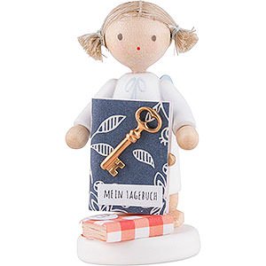 Angels Flade Flax Haired Angels Flax Haired Angel with Diary - 5 cm / 2 inch