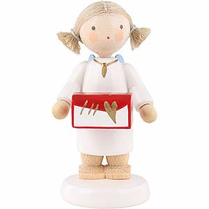Angels Flade Flax Haired Angels Flax Haired Angel with Jewel Case - 5 cm / 2 inch