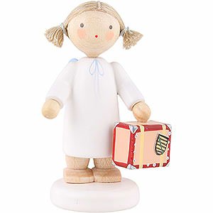 Angels Flade Flax Haired Angels Flax Haired Angel with Little Suitcase - 5 cm / 2 inch