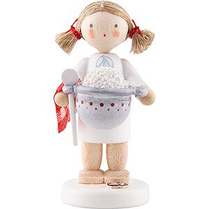 Angels Flade Flax Haired Angels Flax Haired Angel with Mixing Bowl - 4,7 cm / 1.9 inch