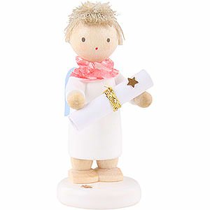 Angels Flade Flax Haired Angels Flax Haired Angel with Poem Roll (Poem 