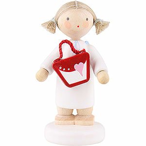 Angels Flade Flax Haired Angels Flax Haired Angel with Purse - 5 cm / 2 inch