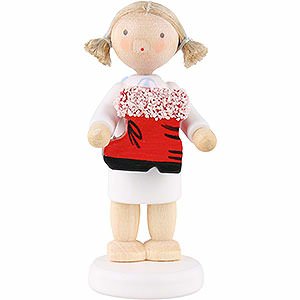 Angels Flade Flax Haired Angels Flax Haired Angel with Santa's Boot - 5 cm / 2 inch