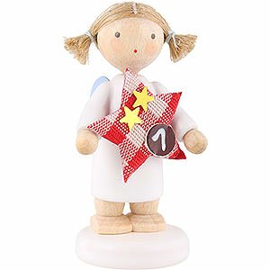 Angels Flade Flax Haired Angels Flax Haired Angel with Star (1) - 5 cm / 2 inch