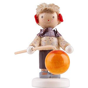 Small Figures & Ornaments Flade Flax Haired Children Flax Haired Children Little Boy with Lampion - Edition Flade & Friends - 4 cm / 1.6 inch