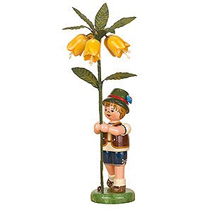 Small Figures & Ornaments Hubrig Flower Kids Flower Child Boy with Imperial Crown - 17 cm / 7 inch