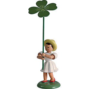 Small Figures & Ornaments Flower children Flower Child Clover, Colored - 12 cm / 4.7 inch