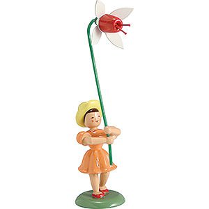 Small Figures & Ornaments Flower children Flower Child Fuchsia, Colored - 12 cm / 4.7 inch
