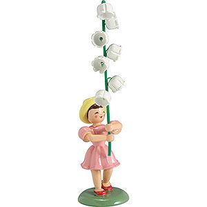 Small Figures & Ornaments Flower children Flower Child Lily of the Valley, Colored - 12 cm / 4.7 inch