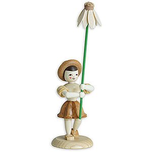 Small Figures & Ornaments Flower children Flower Child with Camomile - Natural - 11,5 cm / 4.5 inch