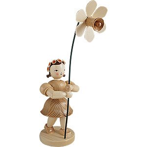 Small Figures & Ornaments Flower children Flower Child with Daffodil - Natural - 32 cm / 12.6 inch