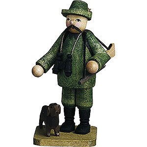 Kleine Figuren & Miniaturen Gnter Reichel Frster mit Hund - 7 cm