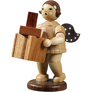 Angels Gift Angels (Ellmann) Gift Angel with Parcels, Natural - 6,5 cm / 2.6 inch