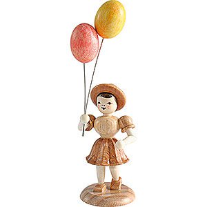 Small Figures & Ornaments everything else Girl with Balloon Natural - 12 cm / 4.7 inch