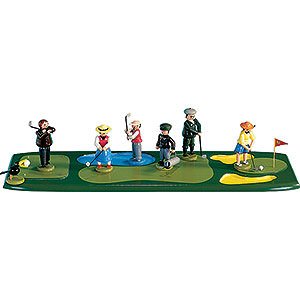 Kleine Figuren & Miniaturen alles Andere Golfer Fairway, farbig - 45x16x2 cm