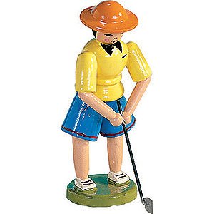 Small Figures & Ornaments everything else Golfer Hagen, Colored - 6,6 cm / 2.6 inch