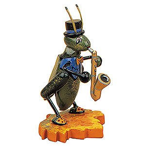Kleine Figuren & Miniaturen Hubrig Käfer Grille mit Saxophon - 8 cm