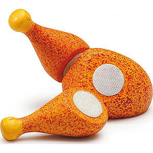 Wooden Toys Wooden Toy Shops Grilled Chicken For Cutting - 10,8 cm / 4.3 inch