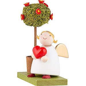 Bestseller Guardian Angel with Heart and Little Tree - 3,5 cm / 1.3 inch