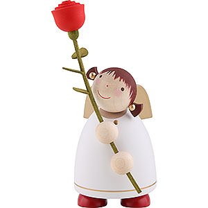 Angels Reichel Guardian Angels medium Guardian Angel with Rose, White - 8 cm / 3.1 inch