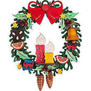 World of Light Window-Pictures Handicraft Set - Door Wreath - 25 cm / 9.8 inch