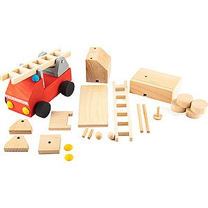 Small Figures & Ornaments everything else Handicraft Set - Fire Truck - 9,5 cm / 3.7 inch