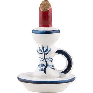 Kleine Figuren & Miniaturen Flade Flachshaarkinder Handleuchter wei/blau - 2,1 cm