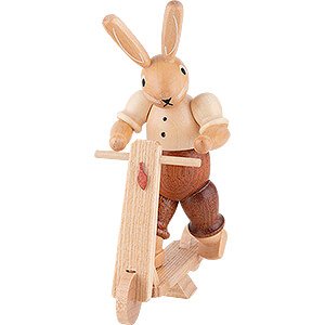 Kleine Figuren & Miniaturen Osterartikel Hase auf Roller - 11 cm