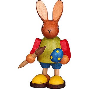 Kleine Figuren & Miniaturen Osterartikel Hase mit Pinsel - 8,5 cm