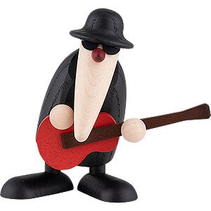 Small Figures & Ornaments Bjrn Khler Musicans Herr Loose at the Guitar (red) - 9 cm / 3.5 inch