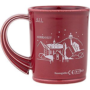 Advent Stars and Moravian Christmas Stars Accessories Herrnhuter Christmas Mug with Town Skyline