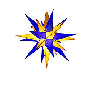 Herrnhuter Moravian Star A1e Blue/Yellow Plastic - Edition Upper ...