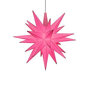 Advent Stars and Moravian Christmas Stars Herrnhuter Star A1 Herrnhuter Moravian Star A1e Pink - Special Edition 2021 - 13 cm / 5.1 inch