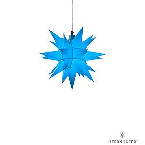 Advent Stars and Moravian Christmas Stars Herrnhuter Star A4 Herrnhuter Moravian Star A4 Blue Plastic - 40cm/16 inch