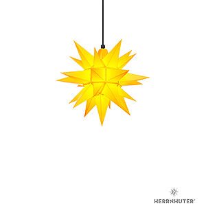 Advent Stars and Moravian Christmas Stars Herrnhuter Star A4 Herrnhuter Moravian Star A4 Yellow Plastic - 40cm/16 inch