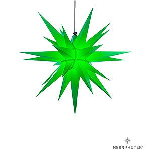 Advent Stars and Moravian Christmas Stars Herrnhuter Star A7 Herrnhuter Moravian Star A7 Green Plastic - 68cm/27 inch