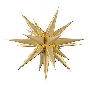 Advent Stars and Moravian Christmas Stars Herrnhuter Star I6 Herrnhuter Moravian Star I6 Paper - Nature Edition 2026 - Mother-Of-Pearl Gold - 60 cm / 23.6 inch
