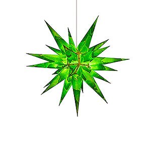Advent Stars and Moravian Christmas Stars Herrnhuter Star I6 Herrnhuter Moravian Star I6 Paper - Nature Edition - Vine Leaves - 60 cm / 23.6 inch