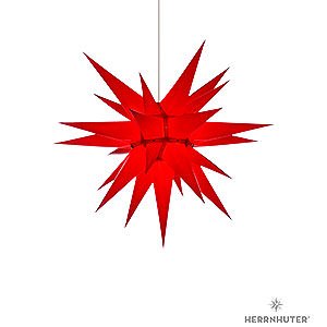 Advent Stars and Moravian Christmas Stars Herrnhuter Star I6 Herrnhuter Moravian Star I6 Red Paper - 60 cm / 23.6 inch